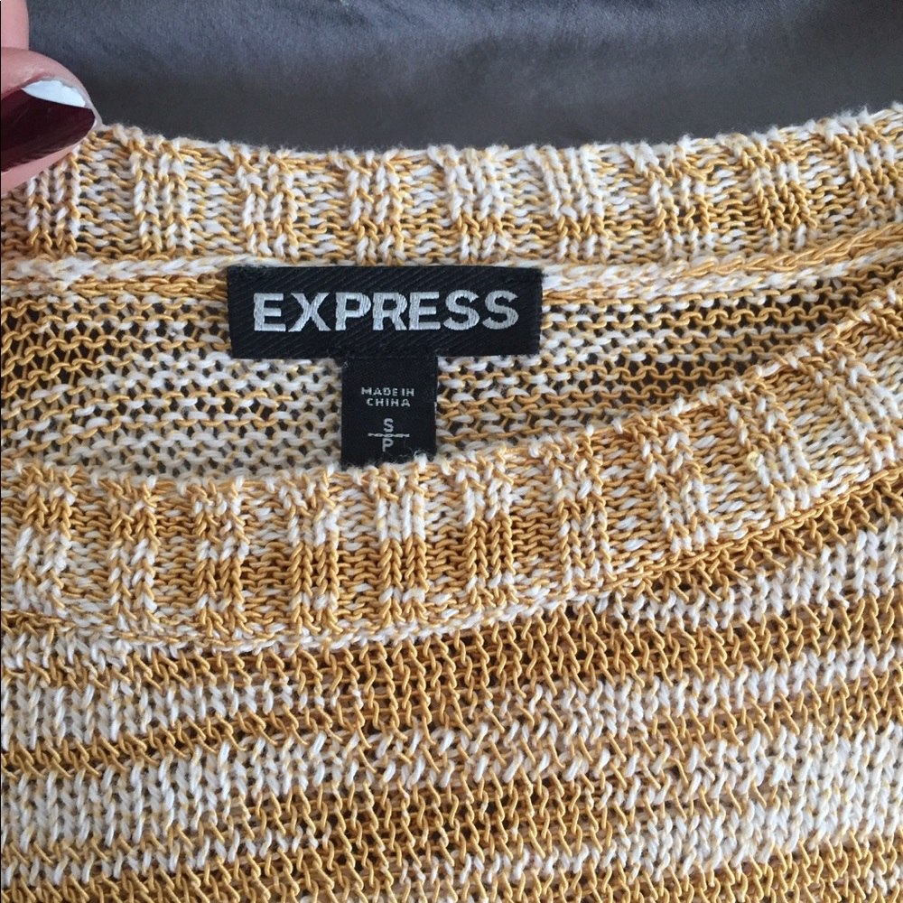 Cold Shoulder Express Sweater